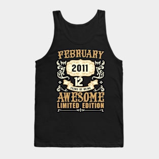 February 2011 12 Years Of Being Awesome Limited Edition Tank Top